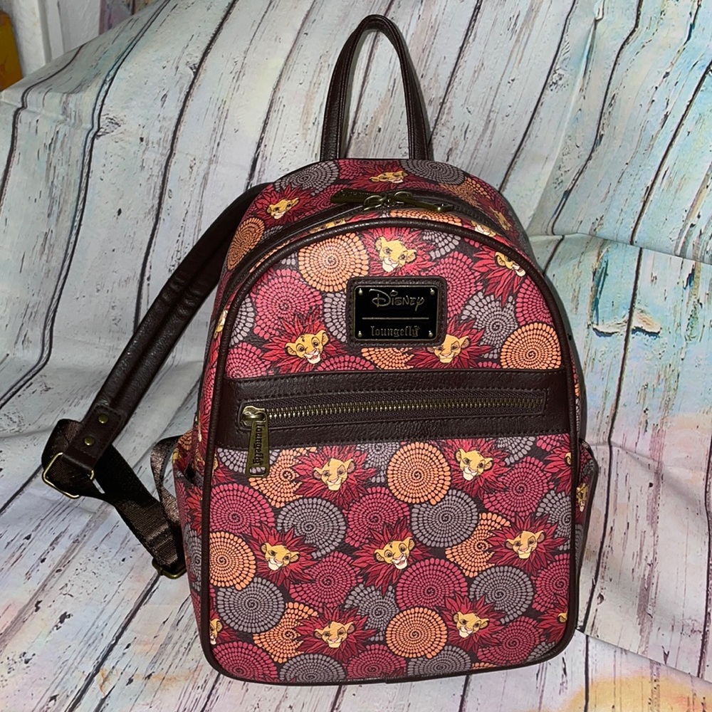 Lion King Simba Mandala Loungefly Mini Backpack